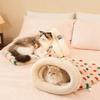 Semi-enclosed Cat Sleeping Bag Warm Cat Tunnel Nest Thickened Cat Pocket Type Nest Winter