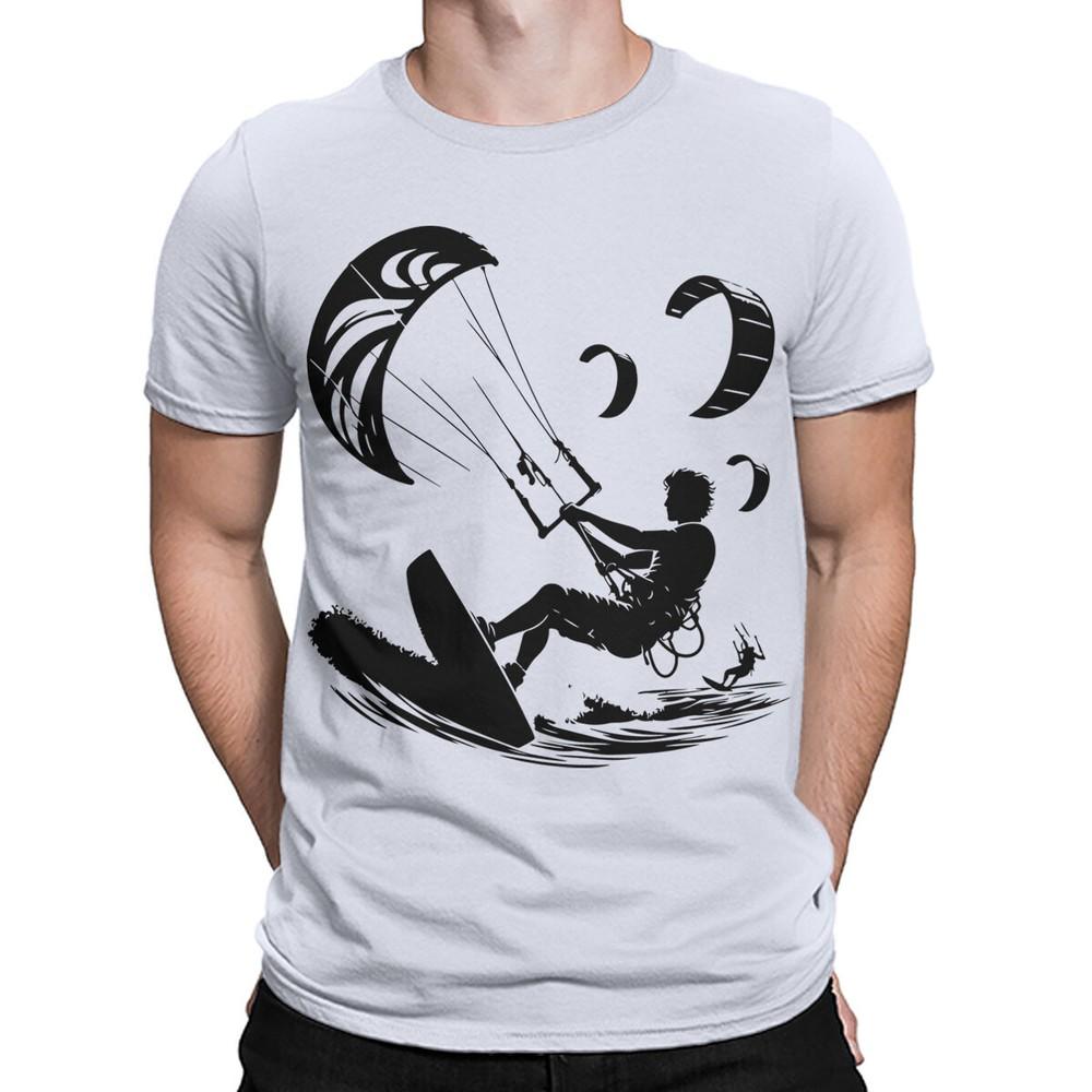 

Футболка для приключений в кайтсерфинге| Идеально для любителей пляжа #TA-06 L