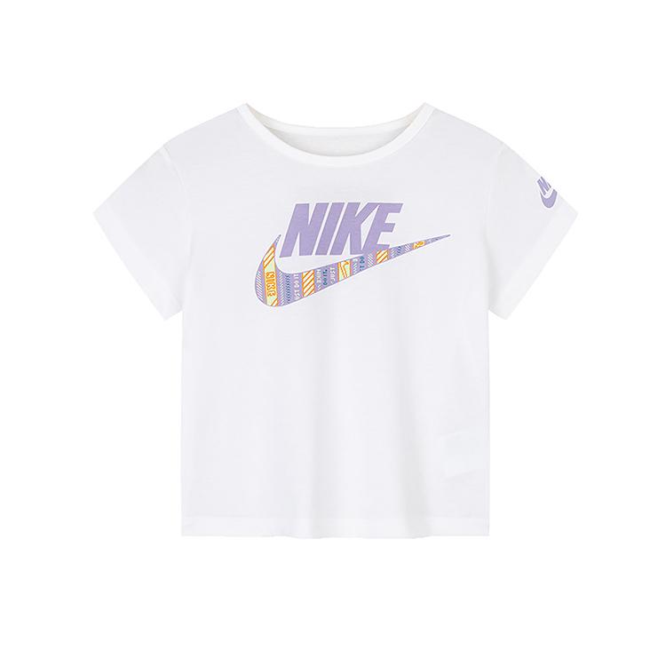 New Nike T Shirt Pure White Teenagers NY2422122