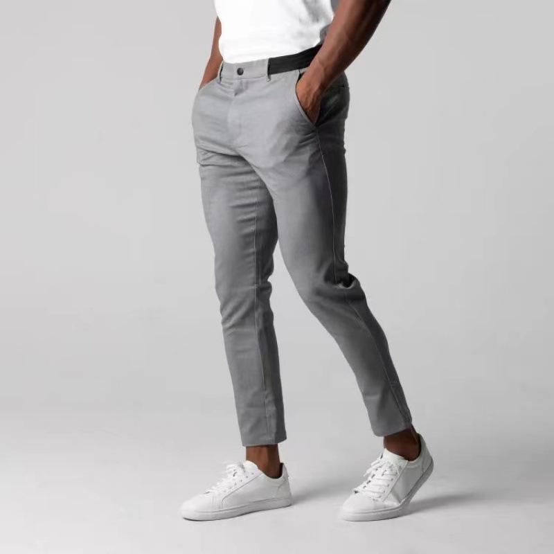 Four Seasons Men's Japanese Style Casual Cotton Pants - Breathable, Versatile, and Youthful