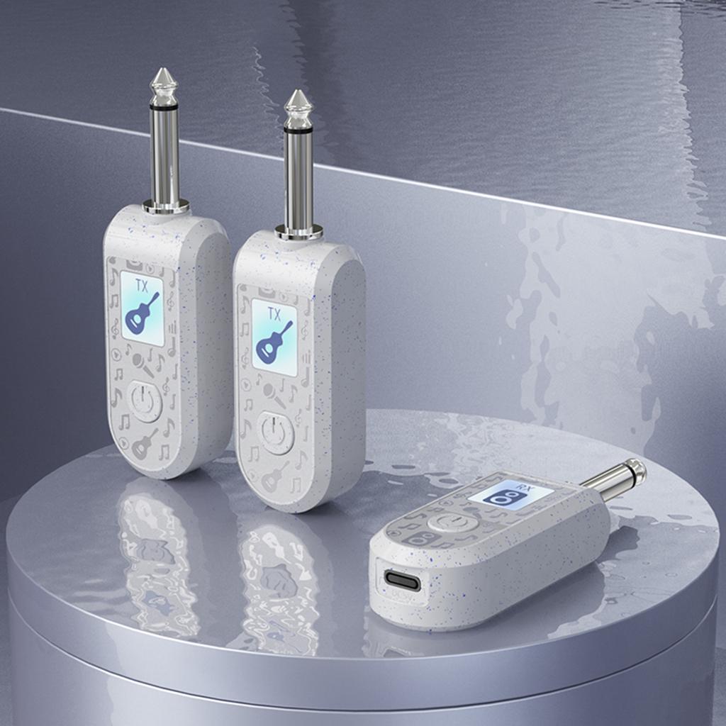 2.4G Guitar Wireless Transmission System with Precise Sound Rechargeable Digital Guitar System for Electric Guitar & Bass