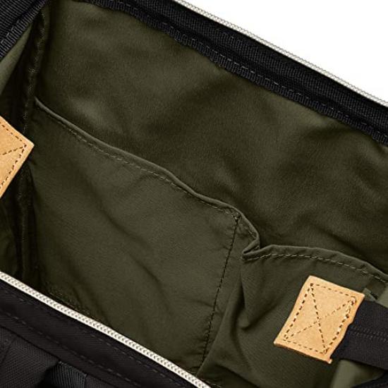 Anello Cross Bottle Backpack (Small) with A4 Closure, Water-Repellent Design, Multiple Storage, and Laptop Storage, Black (ATB0197Z)