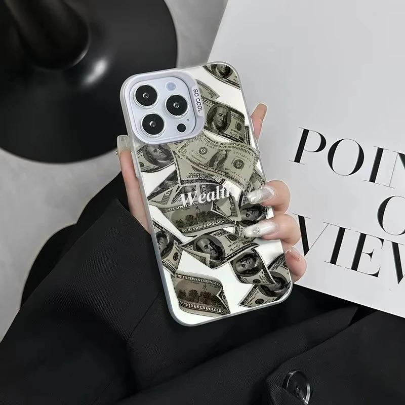 Creative Dollar Phone Cases for IPhone 17 Air  16 ProMax 11 12 13 14 Pro 15Pro XS XR X 7 8 15 Plus Matte Shockproof Bumper Cover