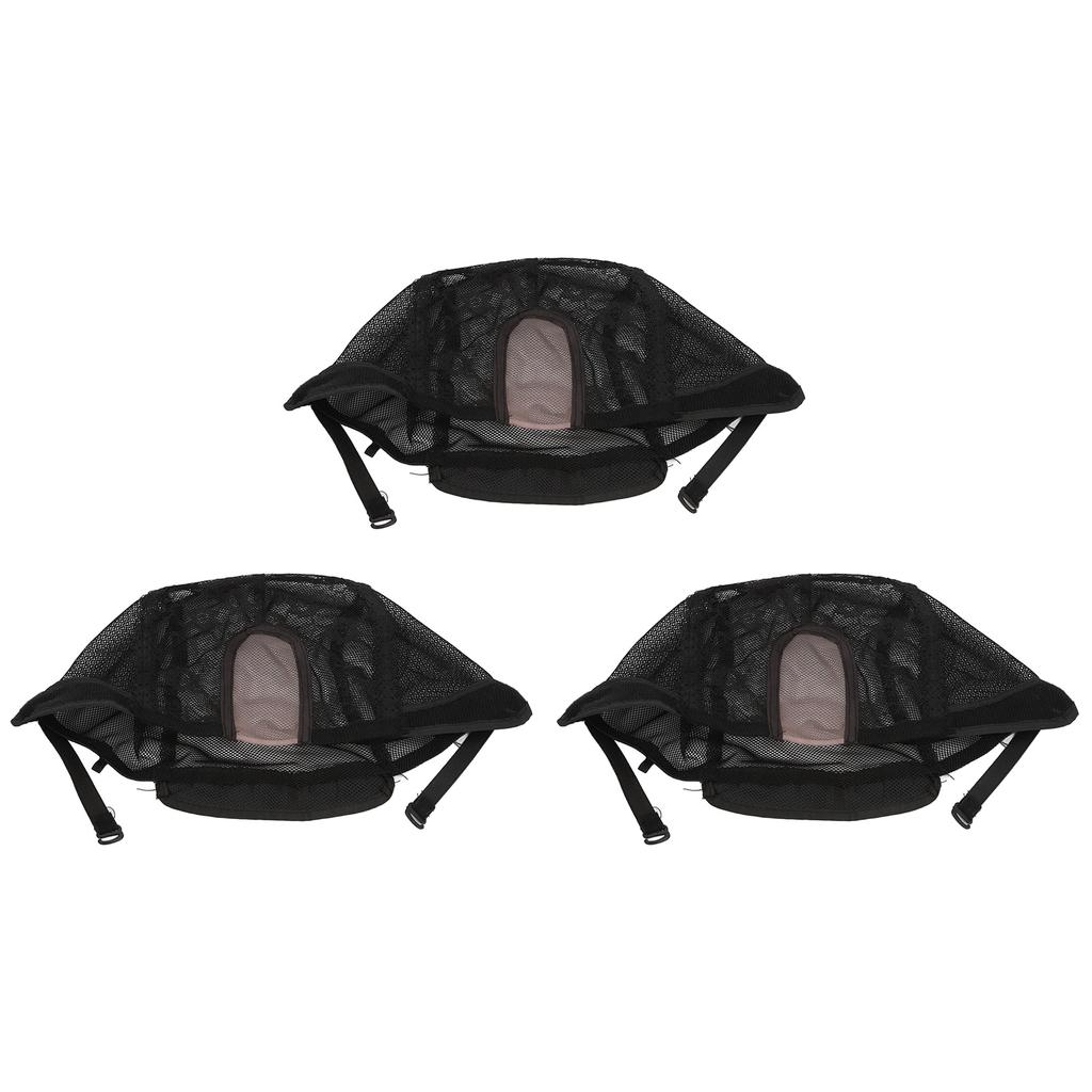 3Pcs Wig Caps Soft Breathable Flexible Nylon Dome Stocking Wig Cap for Making Wigs Women Men