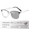 Sun Photochromic Lens Square Nearsighted Glasses Anti Blue Light Computer Prescription Eyeglasses Diopter 0 to 4 0