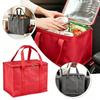 Thermal Insulated Food Delivery Bag Tear Resistant Aluminum Foil Lining Reusable Zipper for Commercial Food Delivery Service