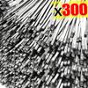 20/300Pcs Metal Zip Ties Secure Self-Locking Mechanism Stainless Steel Cable Ties for Exhaust Wrap Garage Outdoor Fastener