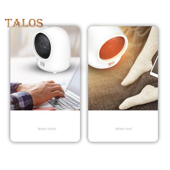 Home Small Space Heater Quick Heating Temperature Adjustable Quiet Operation Cold Weather Warming Machine Room Heater