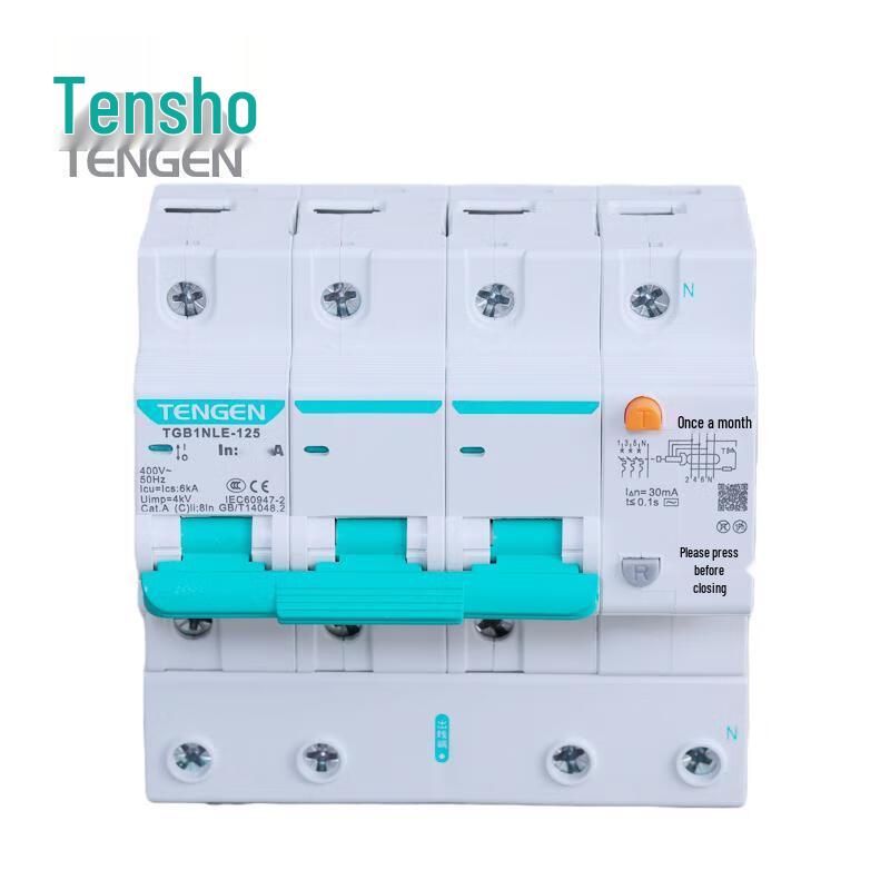 TENGEN TGB1NLE-125 Residual Current Circuit Breaker
