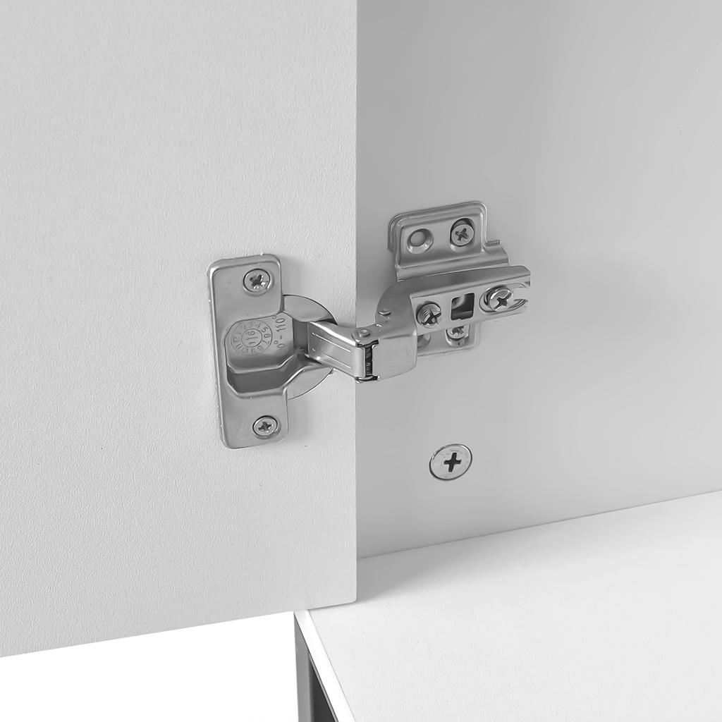 Sideboard Kommode 4 Türen Moderner Buffetschrank Metallgriffe Rahmenbeine Lagerung Wohnzimmer/Schlafzimmer/Flure/Küche 160x40x80 cm