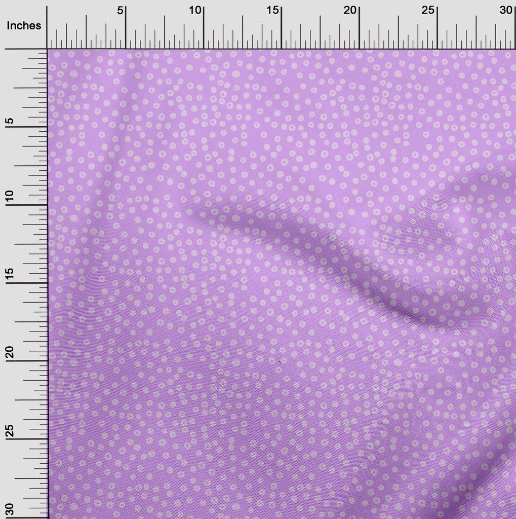 oneOone Georgette Viscose Amethyst Fabric Dot Sewing Craft Projects Fabric Prints By Yard 42 Inch