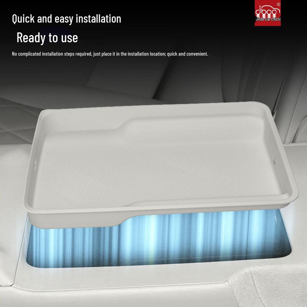 Silicone Mat for Rear Armrest Box: AITO M7 & M8 Second Row Car Interior Accessory