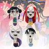 25CM New Hot Anime Figure Kpop Demons Hunters Creative Rhythm Box Plush Cute Pillow Soft Dolls for Fans Christmas Birthday Gifts