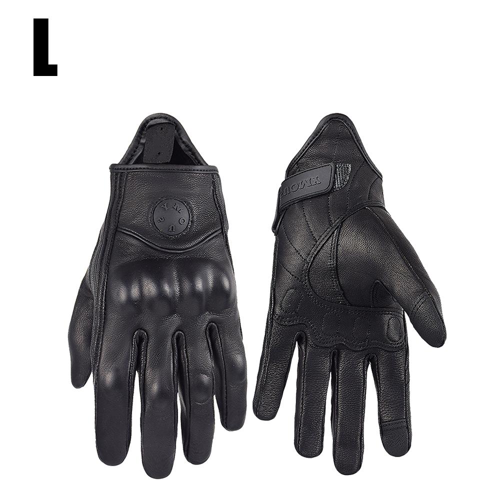 

Дышащие перчатки из козьей кожи для мотоцикла, велоспорта на открытом воздухе, мотокросса, защита для всех пальцев, сенсорный экран, гоночные перчатки