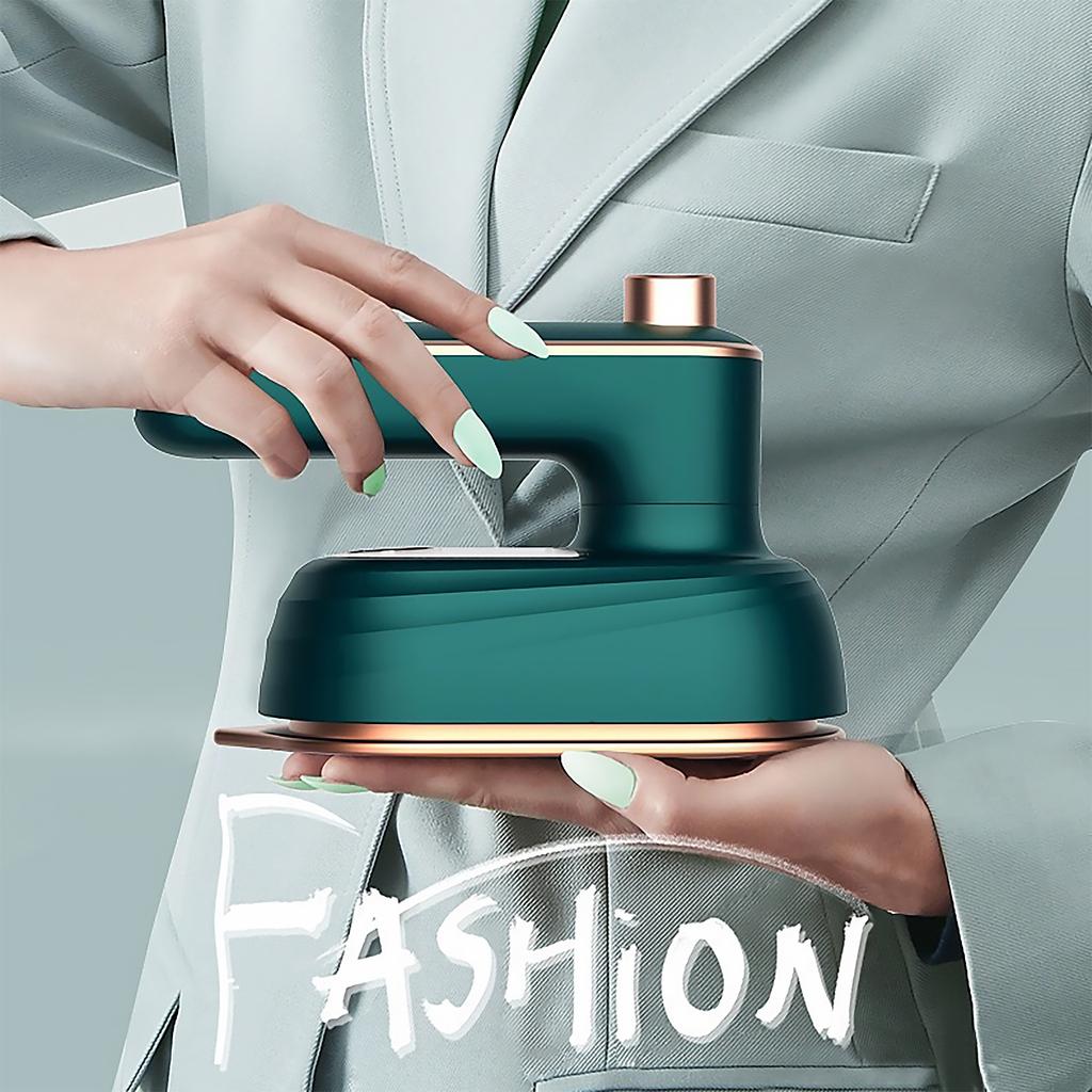 UK Plug Handheld Steam Iron 360 Degree Rotatable Mini Garment Steamer Wet Dry Use Household Hanging Iron for Trip Business Use