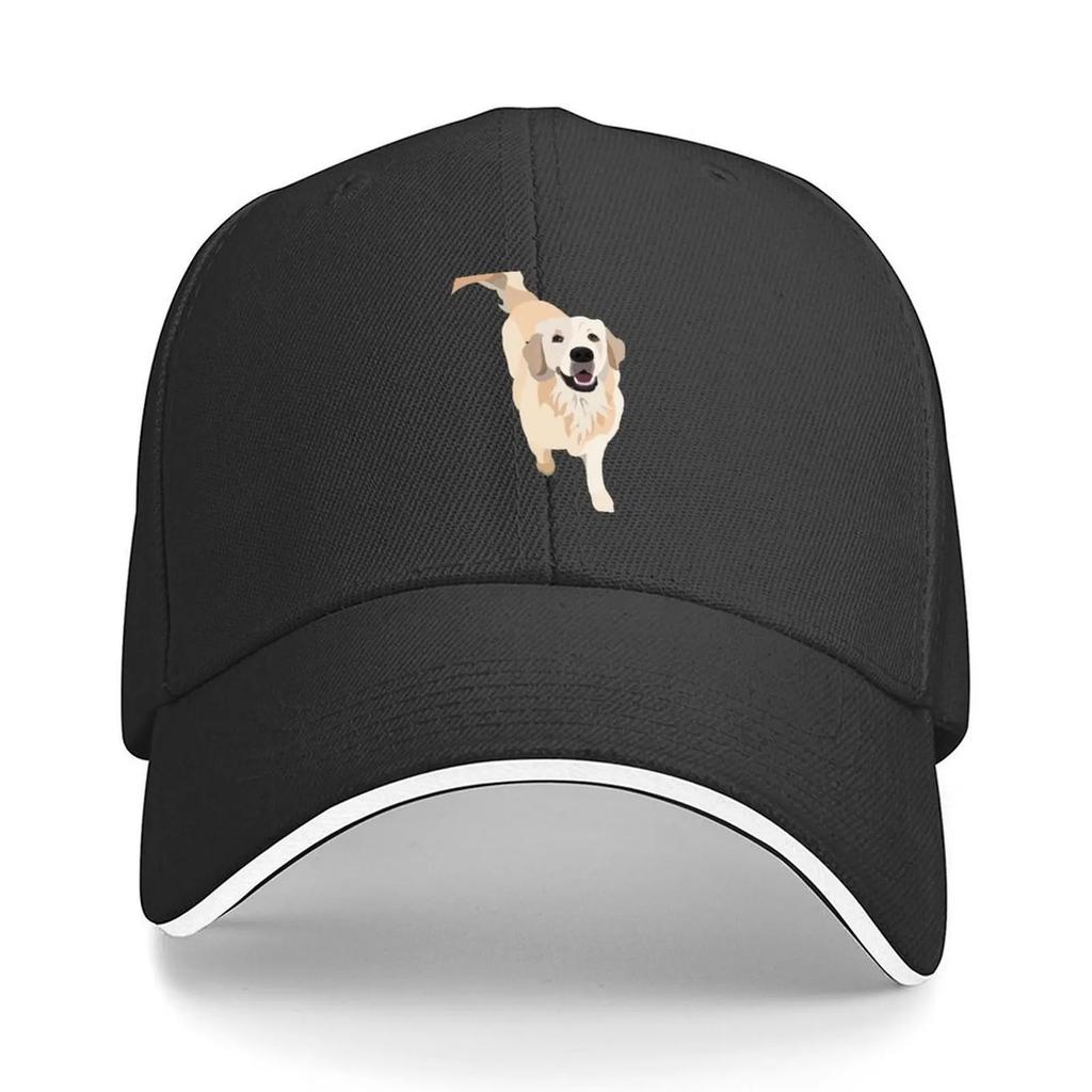 Golden Retriever Doggo BLACK Baseball Cap fun hats Sun Hat For Children hiking hat Dropshipping Mens Caps Womens