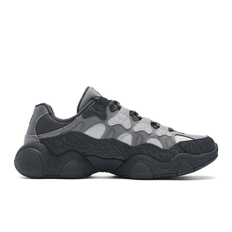 Fila JAGGER 2025 Wear Resistant And Lightweight Low Top Casual Shoes Men's Gray F12M541133FFD
