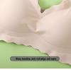 Seamless Wire-Free Nude Comfort Plus Size Sports Bra with Beautiful Back Design