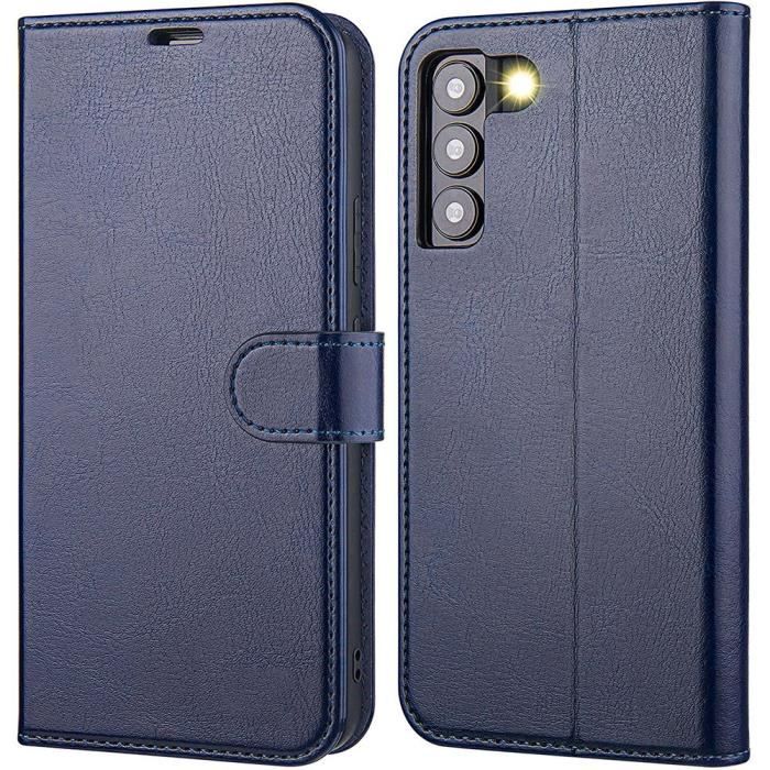 Coque - BOOLING - pour Samsung S22 Ultra - Bleu Marine - Anti Rayure - Anti Choc - Souple