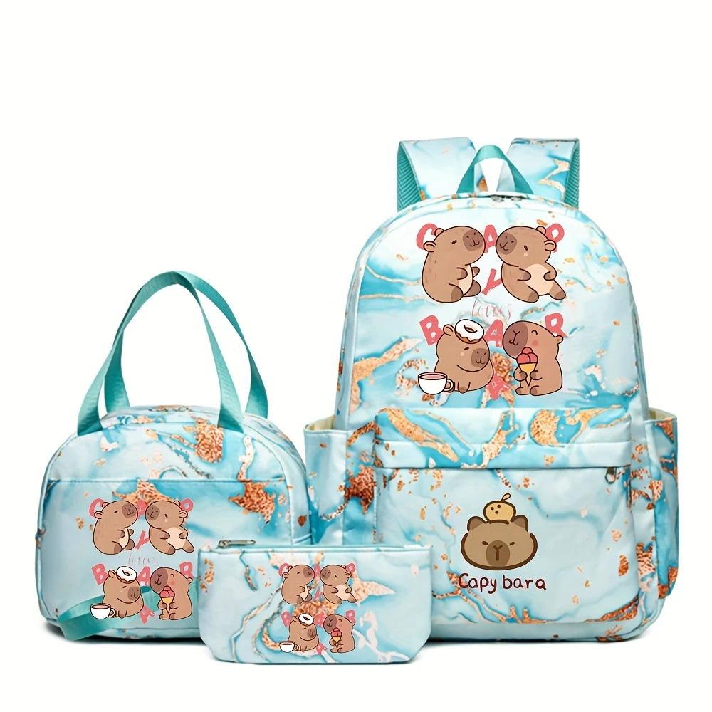 Student Schoolbag Cartoon Cute Large Capacity Backpack Lightweight Waterproof Middle School Student Backpack