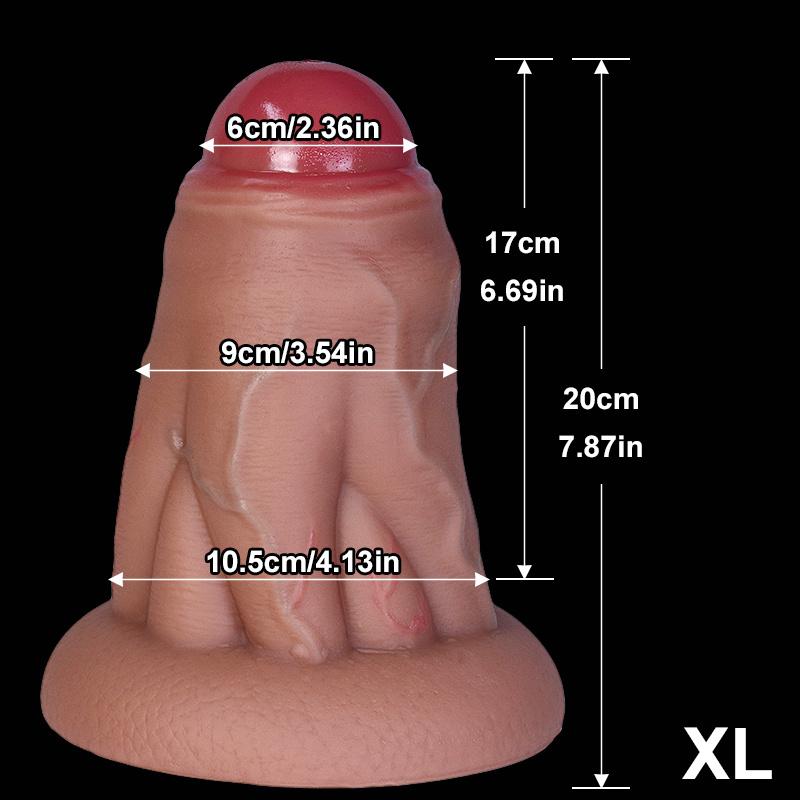 Fantasy Octopus Tentacle Liquid Silicone Dildo, Realistic Texture, Strong Suction Cup, Waterproof, Body-Safe Silicone, Discreet Packaging