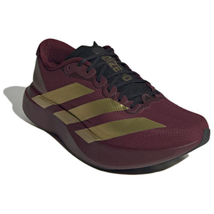 adidas Adizero Evo Sl Gewebt Bequem Vielseitig Freizeit Laufschuhe Herren Sneaker Rot Gold KK3678