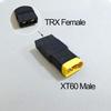 1PCS RC Battery Connector Adapter XT30 XT60 XT90 T-Plug TRX Male to Female Plug For RC LiPo Battery Charger