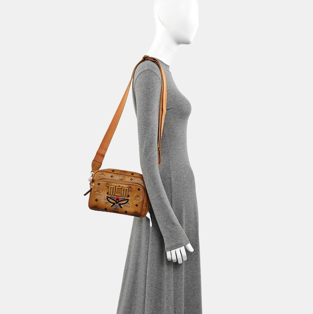 [Pre-Owned] Klassik Visetos Monogram Embroidered Patch Small Shoulder Crossbody Bag - Very Good #TJNEXX