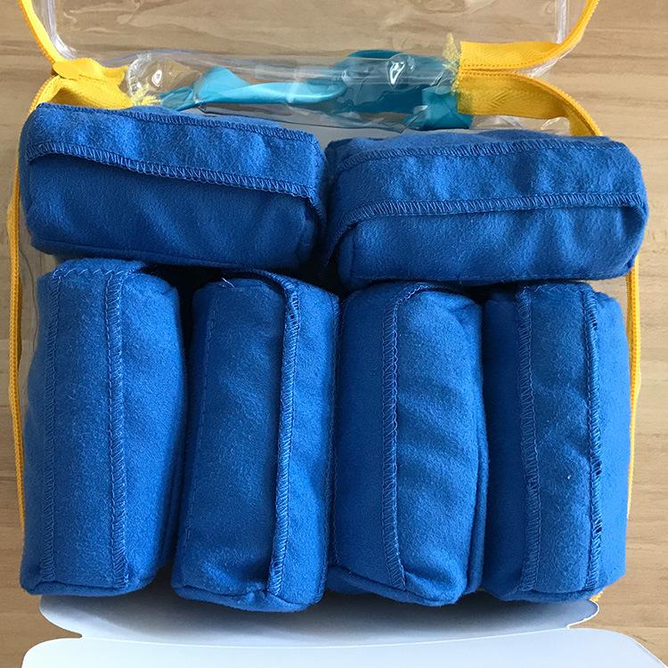 8/12pcs Hair Rollers Sleep Styler Kit Long Cotton Curlers DIY Magic Hair Dressing Charming Hairstyle Styling Tool Kit Blue Color