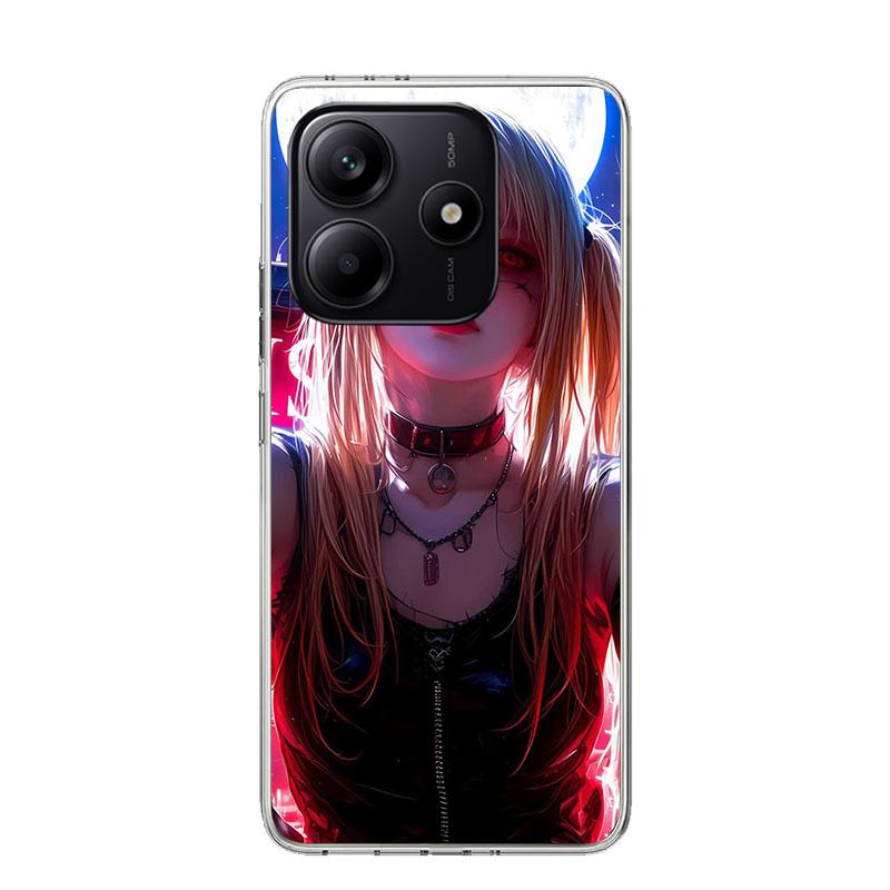 N-Note D-Death MisaMisa Phone Case For Xiaomi Redmi Note 13 14 15 Pro Plus 12S 12 14S 11S 11E 10 10S 11 11T 5G 4G Cover Coque Re
