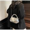 Niche Design Bag Women's New Summer Messenger Bag Portable Pleated Cloud Bag