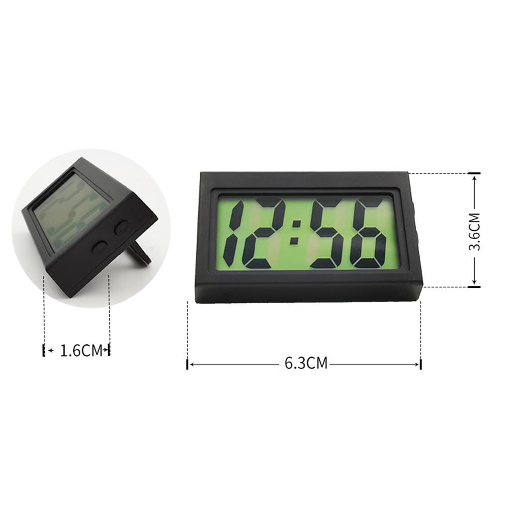 Auto, Uhr, Mini Digitaluhr, Elektronische Uhr, Mini Autouhr, Motorrad, Uhr, Armaturenbrett, Autozubehör