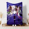 Anime Code Geass printed throw blanket—lightweight,soft,warm;versatile blanket all seasons—perfect air-conditioning throw,nap blanket