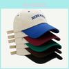 Padded Baseball Cap With Embroidered Lettering For Casual Outdoor Wear