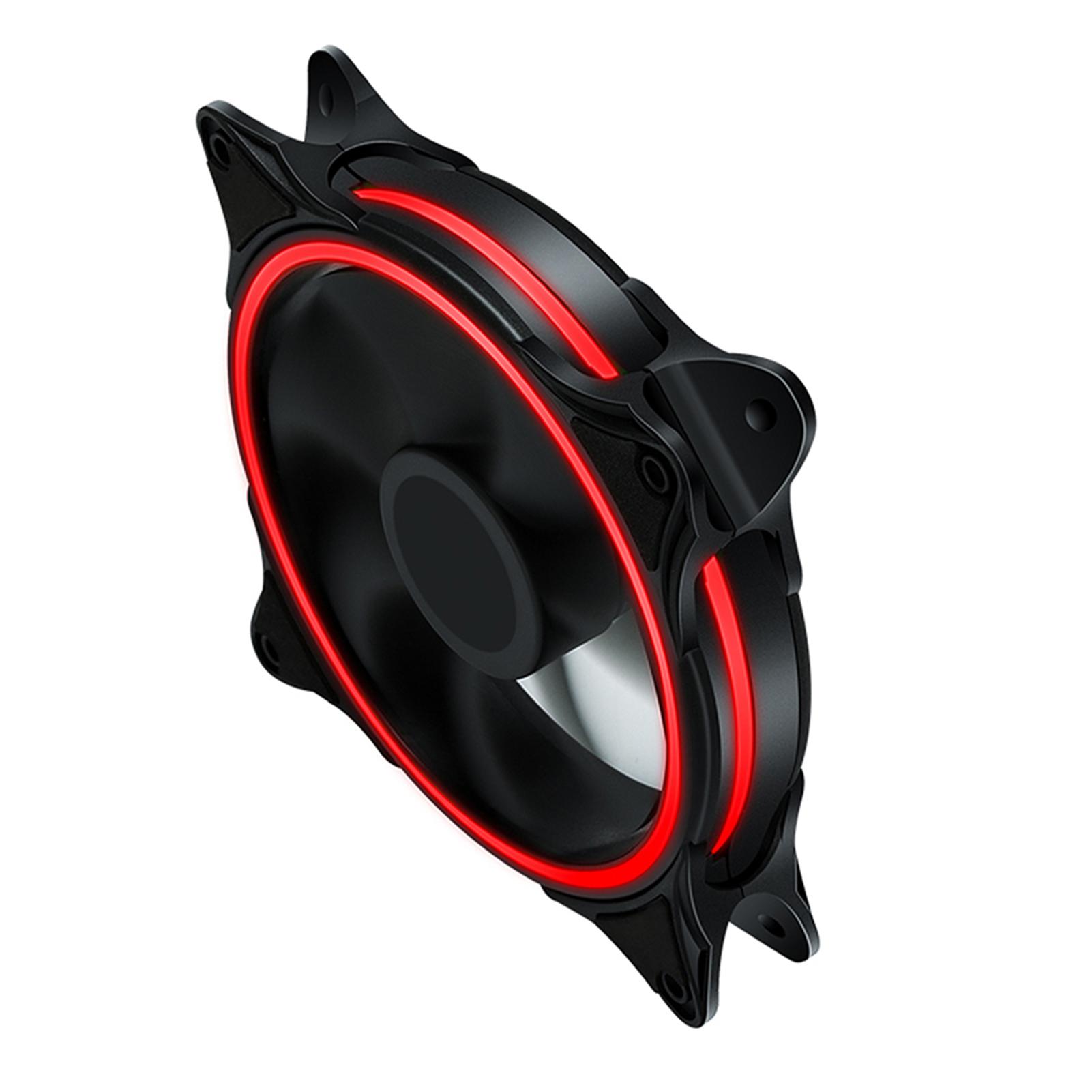 3/4pin 120mm Fan Computer Case ARGB Colored LED Light Mute Cooling Cooling Fan Radiator RGB&black