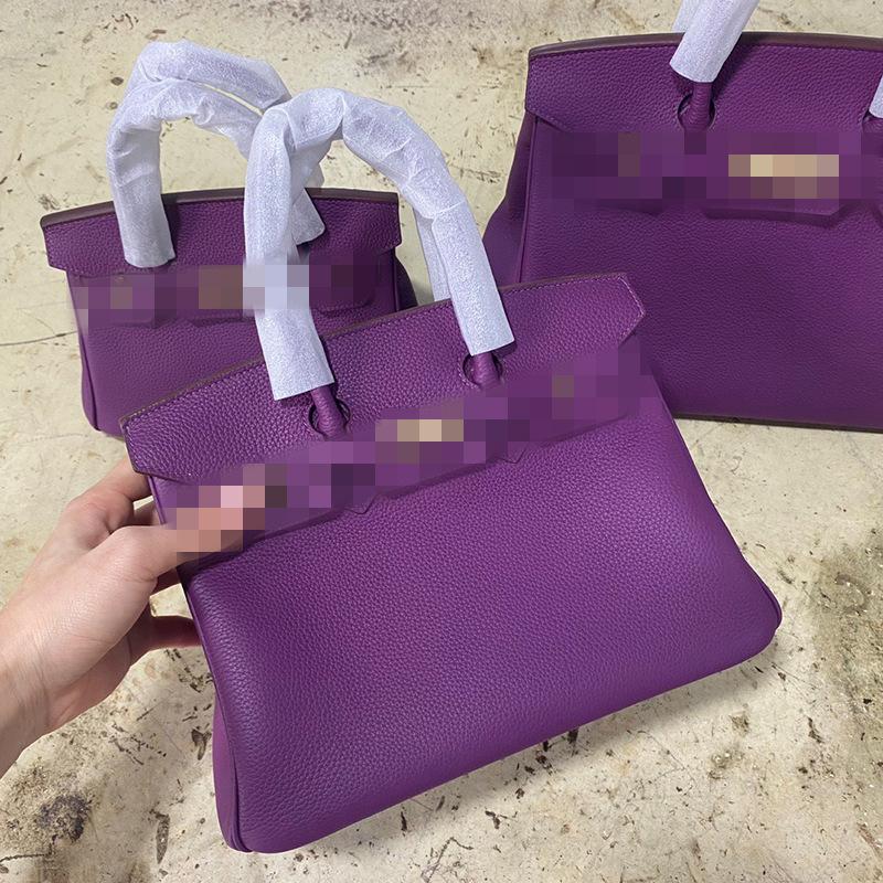 Leather Bag Classic 30 20 25 Platinum Bag Top Cowhide Premium Handbag Wedding Bag Women