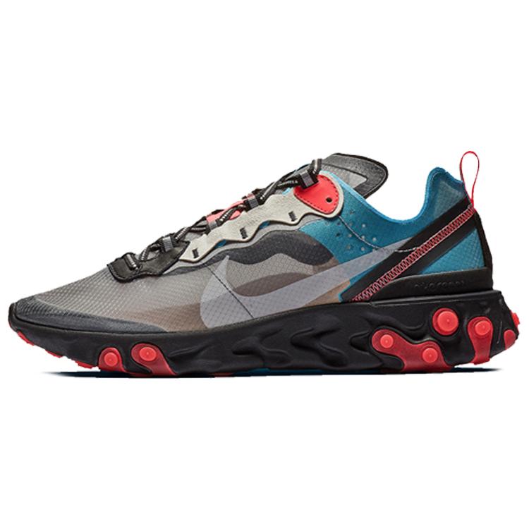

Nike React Element 87 Синій Chill Сонячно-Червоний AQ1090-006 36