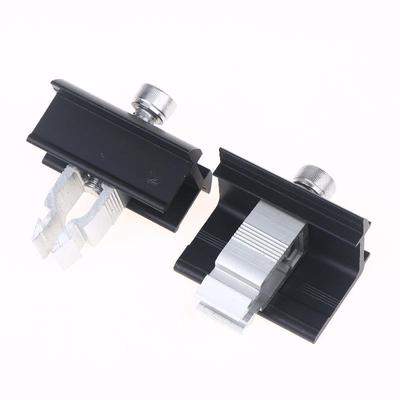 Stainless Steel Solar Panel Clamp Solar Pv Module Fastening Middle End Clamp For 30-50Mm Photovoltaic Parts