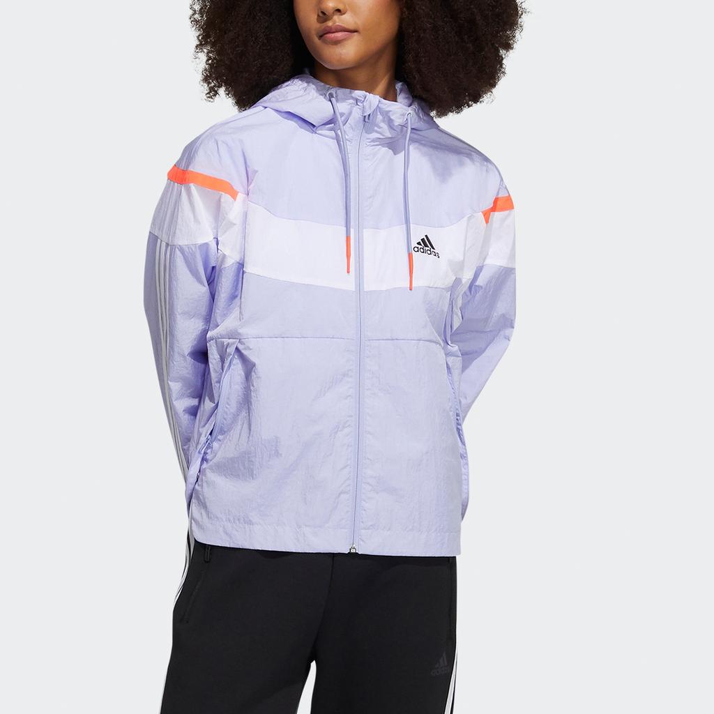 adidas Jackets Women's Purple Hooded Moderate Other HD0368