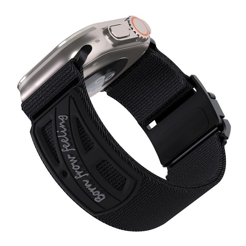 Quick-drying Nylon Magnetic Strap for Apple Iwatch Series 11 10 9 8 7 6 5 4 3 2 SE Ultra 38 40 41 42 44 45 46 49 Mm Sports Bands