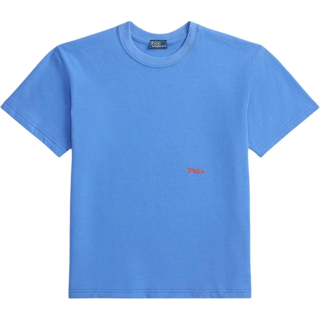 

Женская футболка Polo Ralph Lauren с круглым вырезом, коротким рукавом и спущенной линией плеча из хлопка, топ 211A96263-002 L