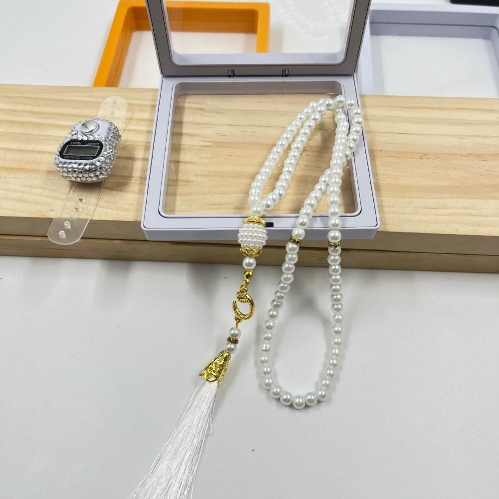2pcs/box 99-Prayer Tasbih Beads Prayer Beads Resettable Rosary Bracelet  Eid Celebration
