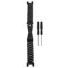 Solid Steel Double-Snap Watchband for Watch Supply 1Pcs Black Stylish Strap Less