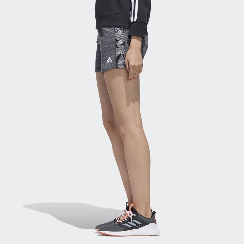 Adidas Running Training Sports Casual Shorts Women Shorts Gray GE1127