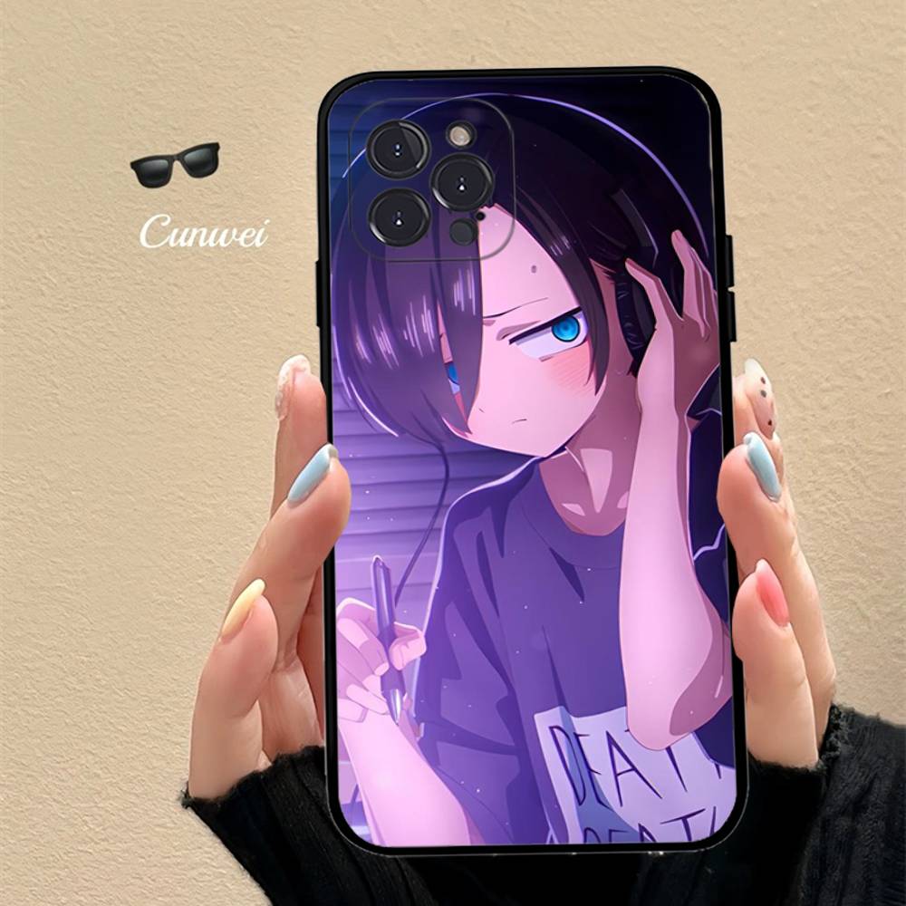 Popular Anime The Dangers In My Heart Phone Case For IPhone 17 16 15 14 13 12 11 Pro Max Plus Mini Silicone Black Cover