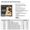 Colored Phosphor Bronze Acoustic Folk Guitar String Set