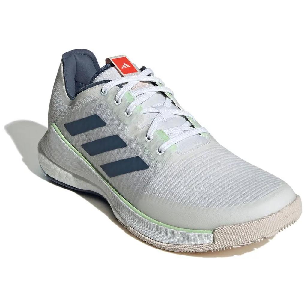Adidas Crazyflight Slip Resistant Low top Training Shoes Unisex White Blue Red IG6394