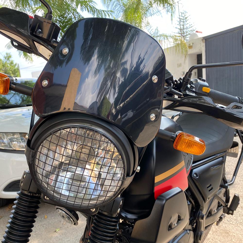 For Royal Enfield Scram 411 Himalayan 650 BS6 Scrambler 650 Accessories Retro Windscreen Windshield Wind Screen Deflector Cover