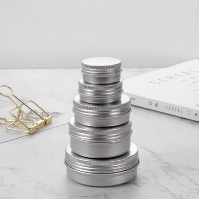 1pc Empty Aluminium/Plastic Bottles Sample Canisters Cap Makeup Oil Wax Box Reusable Packaging Can Tin Container Cosmetic Jar