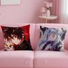 S-Seraph Of The Ends Cushion Cover Comfortable Reversible Pillow Cover Ideal For Car Sofa Bedroom & Beyond